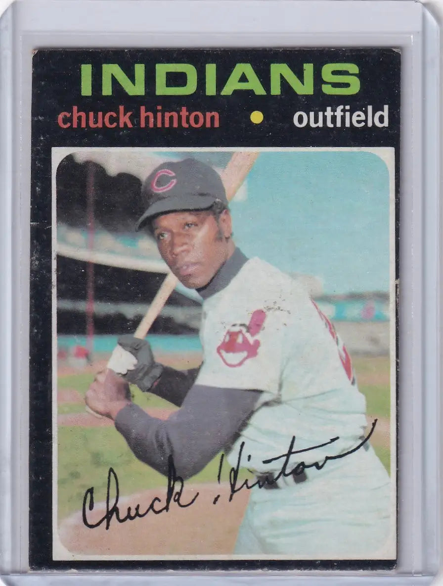 1971 Topps Baseball #429 Chuck Hinton - Cleveland Indians