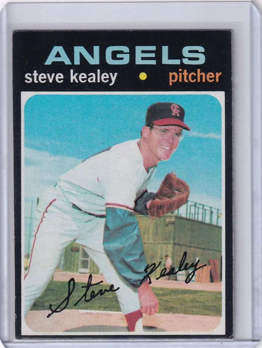 1971 Topps Baseball #43 Steve Kealey - California Angels