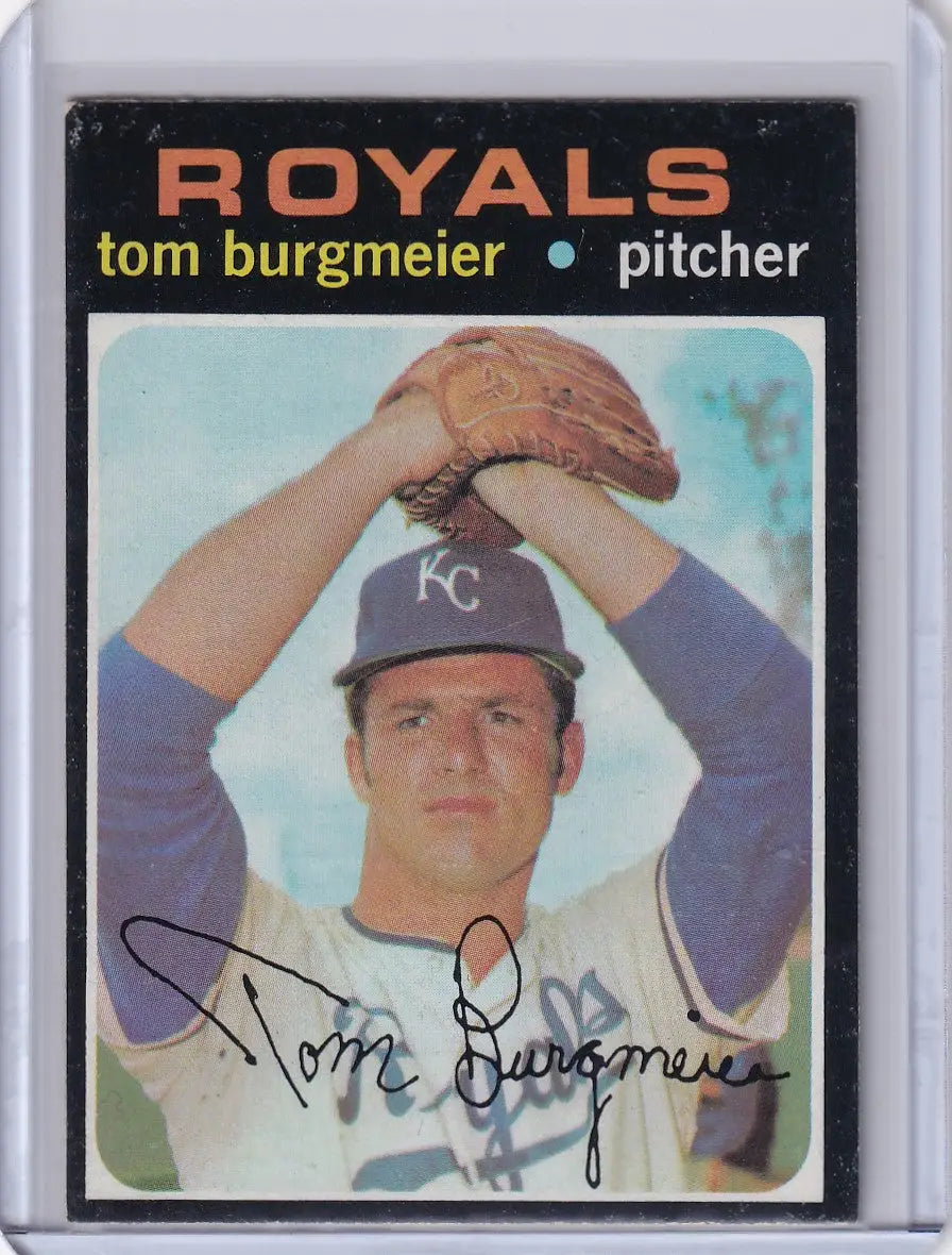 1971 Topps Baseball #431 Tom Burgmeier - Kansas City Royals