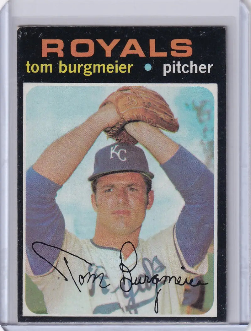 1971 Topps Baseball #431 Tom Burgmeier - Kansas City Royals
