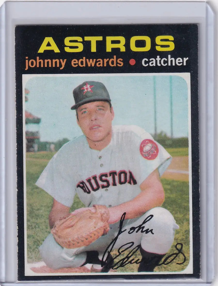 1971 Topps Baseball #44 Johnny Edwards - Houston Astros