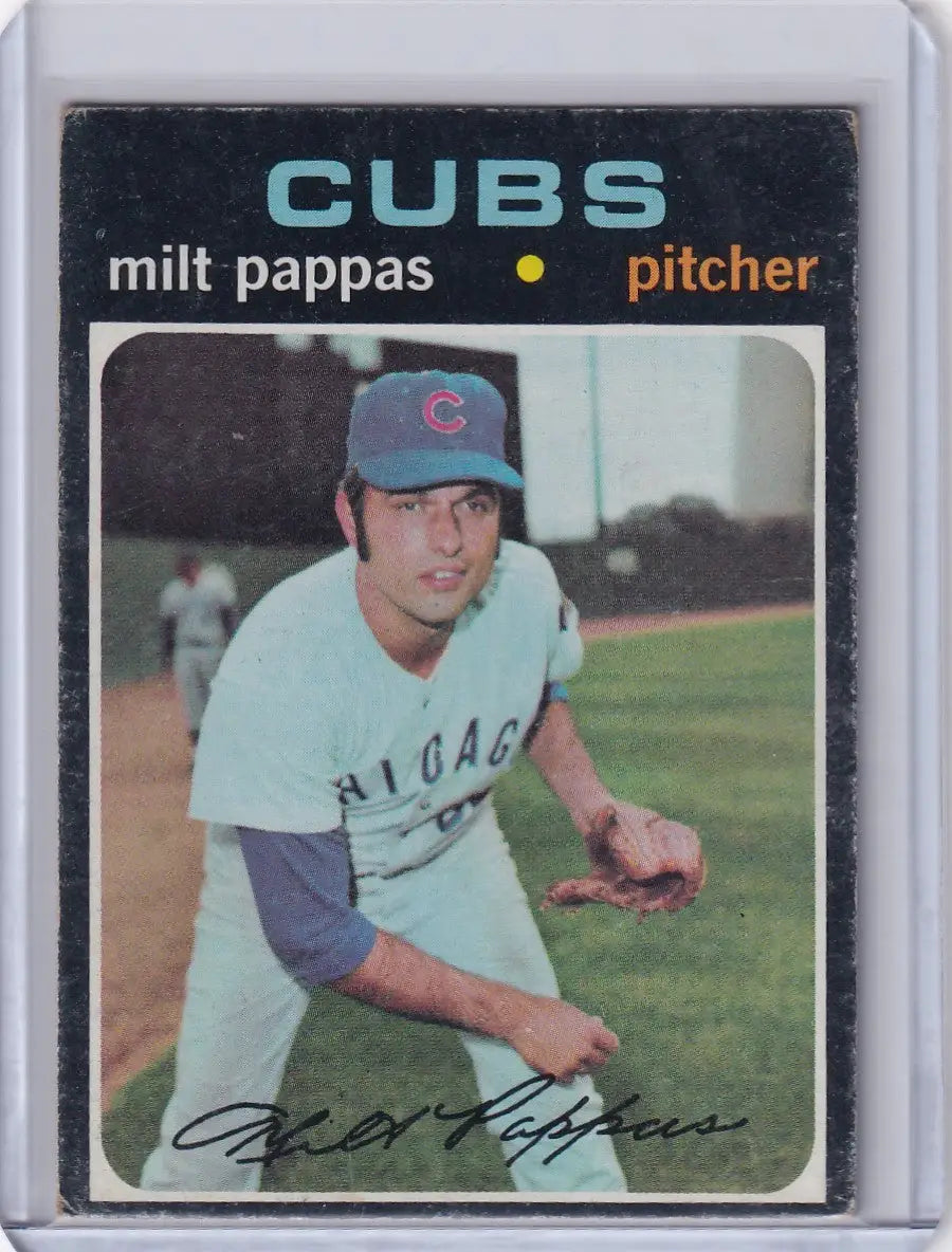 1971 Topps Baseball #441 Milt Pappas - Chicago Cubs