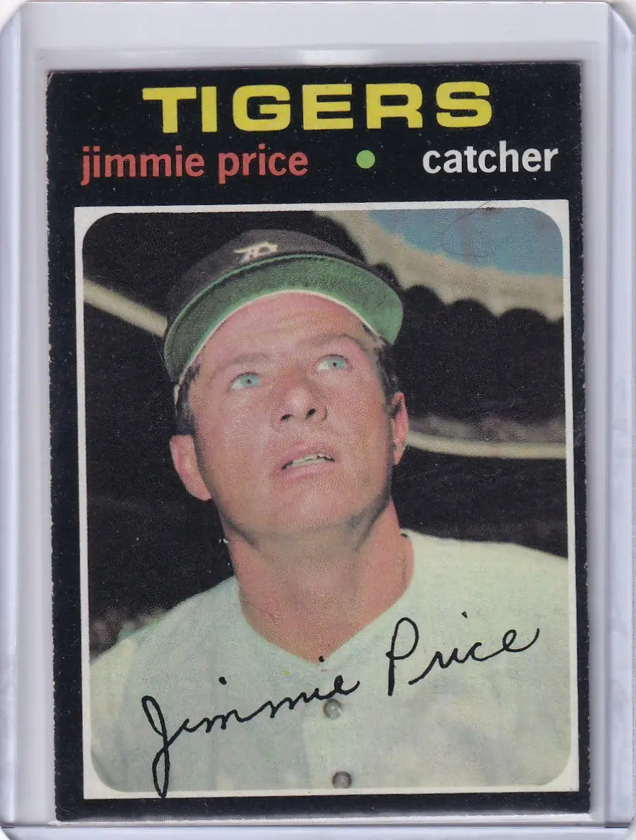 1971 Topps Baseball card of Jim Price, Detroit Tigers catcher, #444