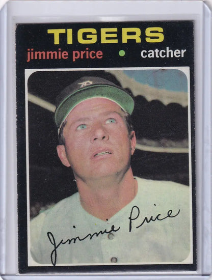 1971 Topps Baseball card of Jim Price, Detroit Tigers catcher, #444