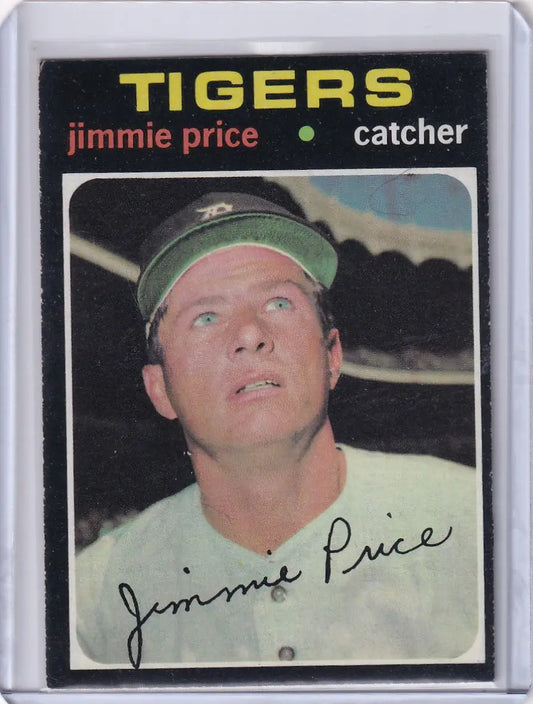 1971 Topps Baseball card of Jim Price, Detroit Tigers catcher, #444