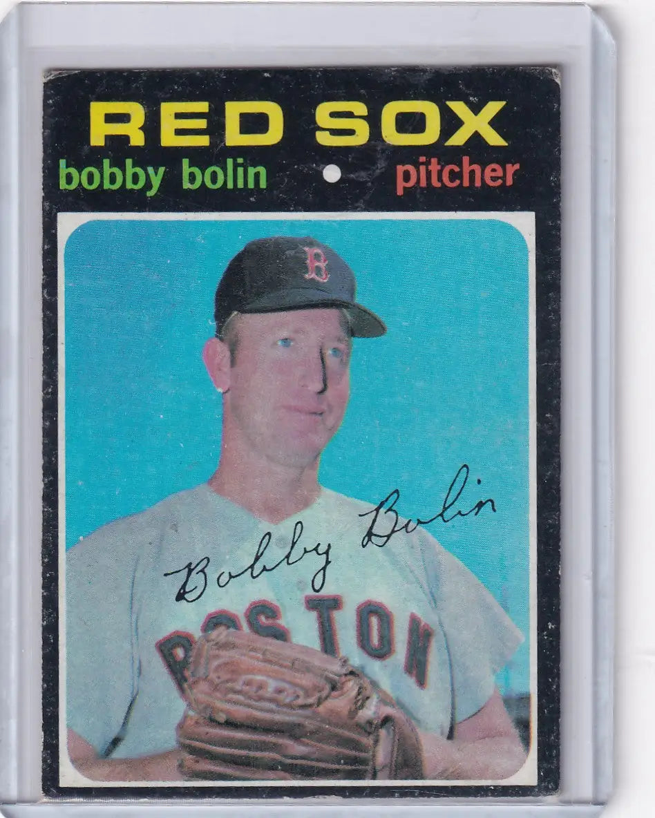 1971 Topps Baseball #446 Bobby Bolin - Boston Red Sox