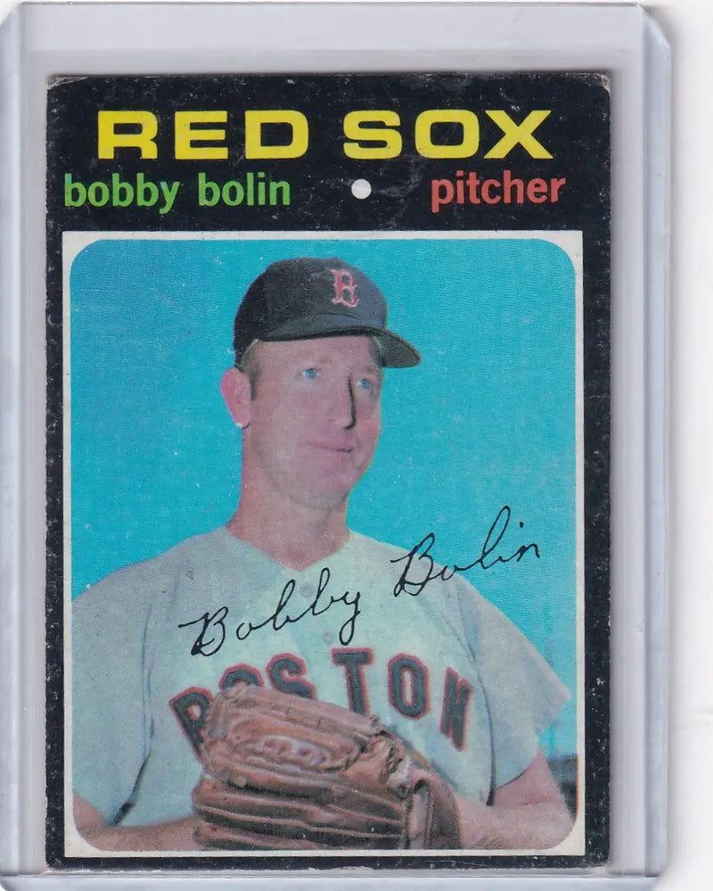 1971 Topps Baseball #446 Bobby Bolin - Boston Red Sox