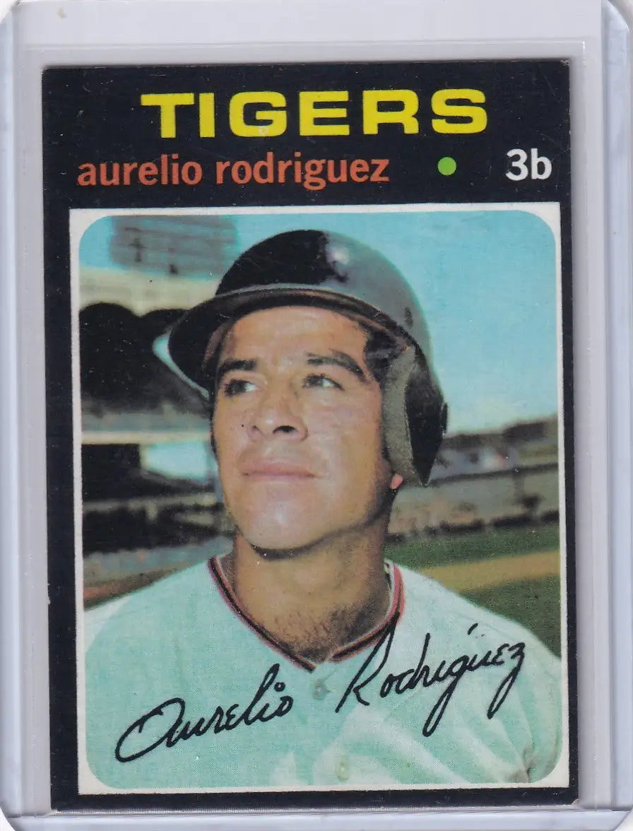 1971 Topps Baseball #464 Aurelio Rodriguez - Detroit Tigers