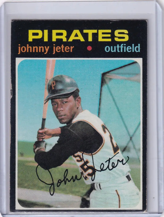 1971 Topps Baseball #47 Johnny Jeter - Pittsburgh Pirates - Baseball Card Single
