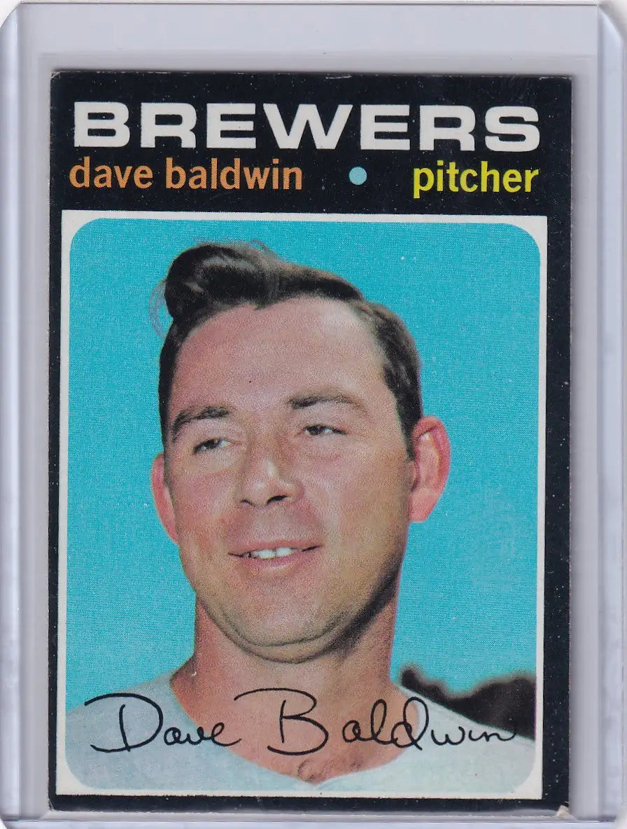 1971 Topps Baseball #48 Dave Baldwin - Milwaukee Brewers