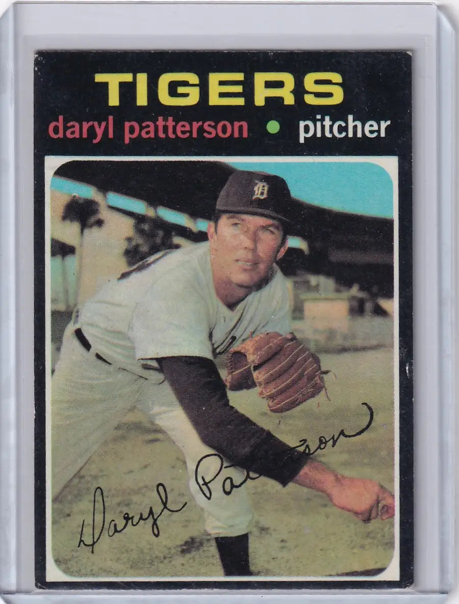 1971 Topps Baseball #481 Daryl Patterson - Detroit Tigers