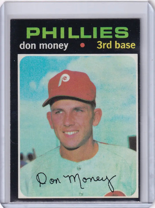 1971 Topps Baseball #49 Don Money - Philadelphia Phillies - Baseball Card Single