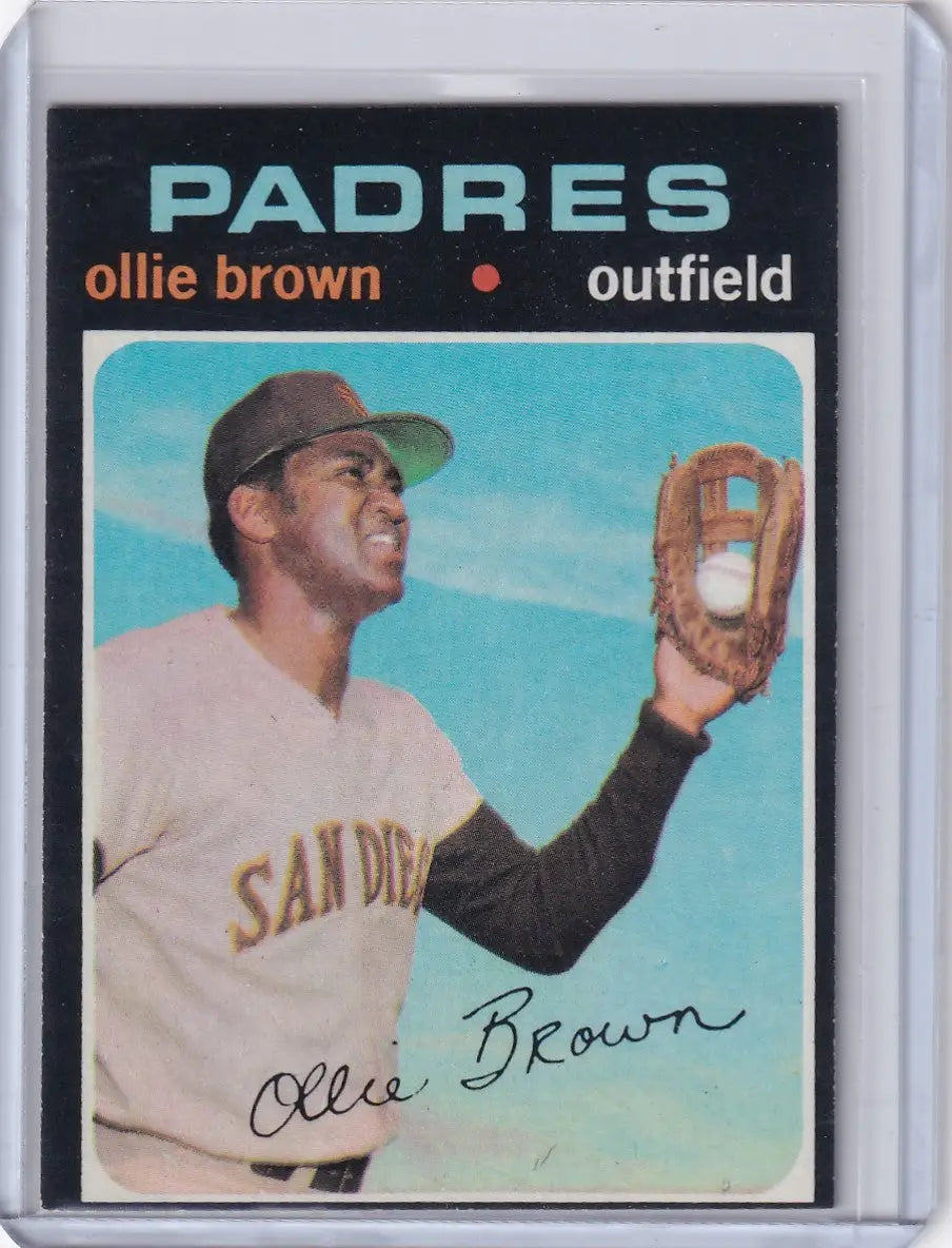 1971 Topps Baseball #505 Ollie Brown - San Diego Padres