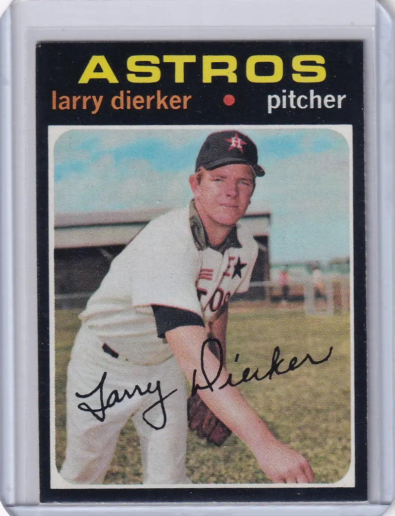 1971 Topps Baseball #540 Larry Dierker - Houston Astros