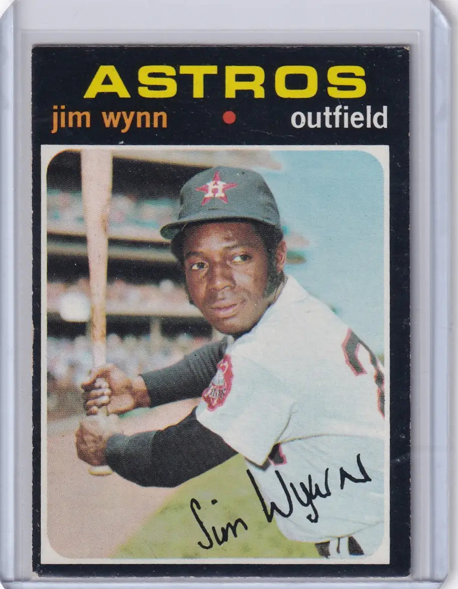 1971 Topps Baseball #565 Jim Wynn Houston Astros collectible card for fans and collectors