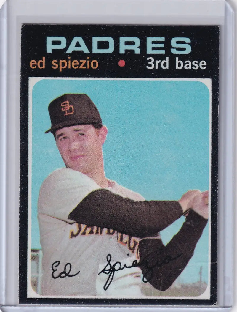 1971 Topps Baseball #6 Ed Spiezio - San Diego Padres