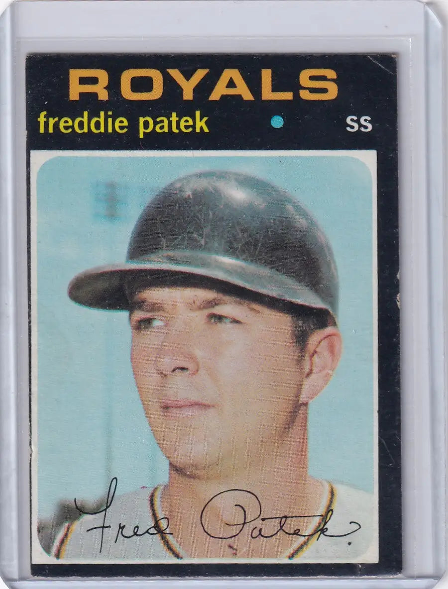 1971 Topps Baseball #626 Freddie Patek - Kansas City Royals