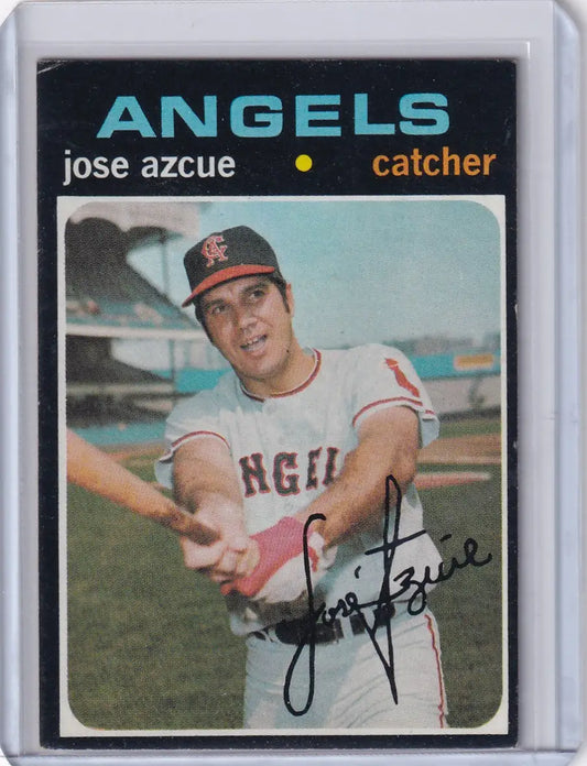 1971 Topps Baseball #657 Joe Azcue - California Angels - Baseball Card Single