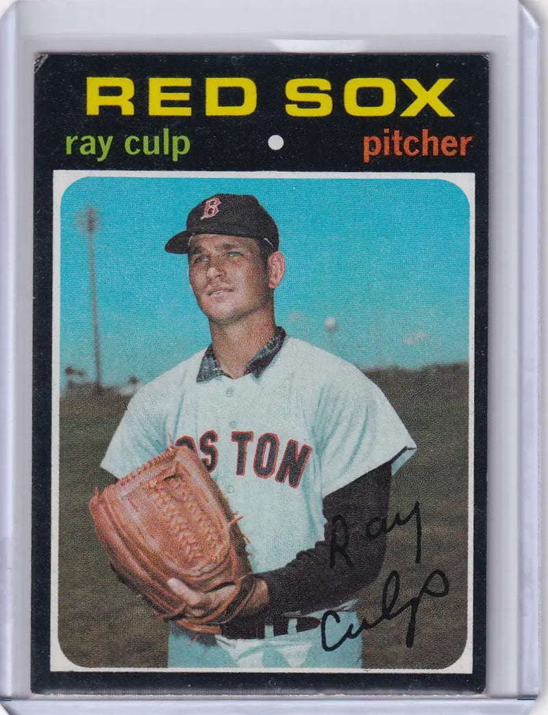 1971 Topps Baseball #660 Ray Culp - Boston Red Sox