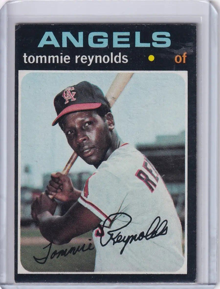 1971 Topps Baseball #676 Tommie Reynolds - California Angels