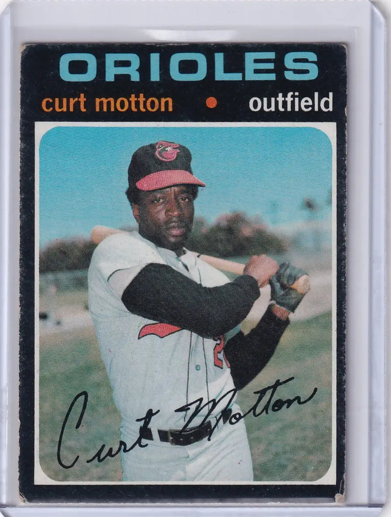 1971 Topps Baseball #684 Curt Motton - Baltimore Orioles