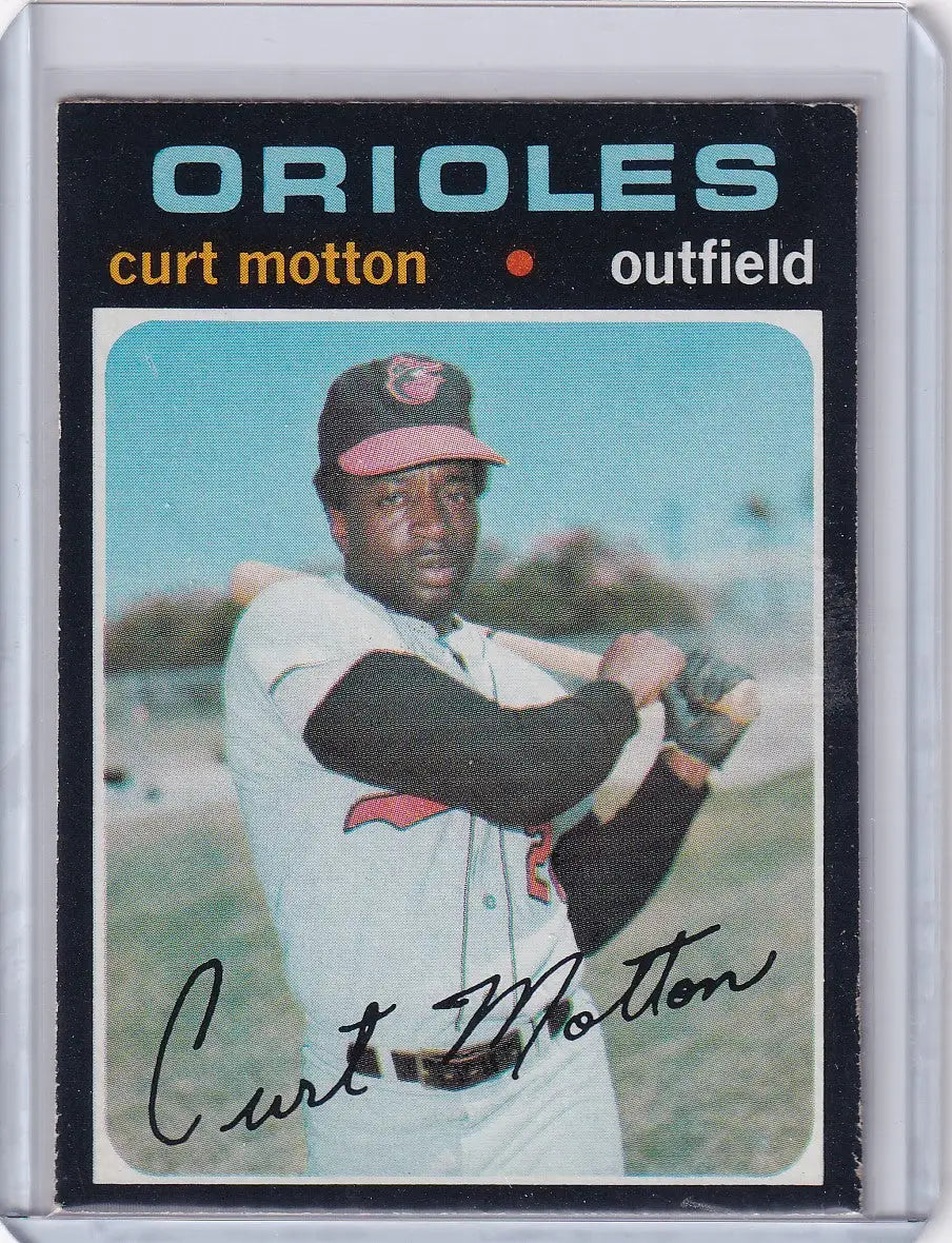 1971 Topps Baseball #684 Curt Motton - Baltimore Orioles
