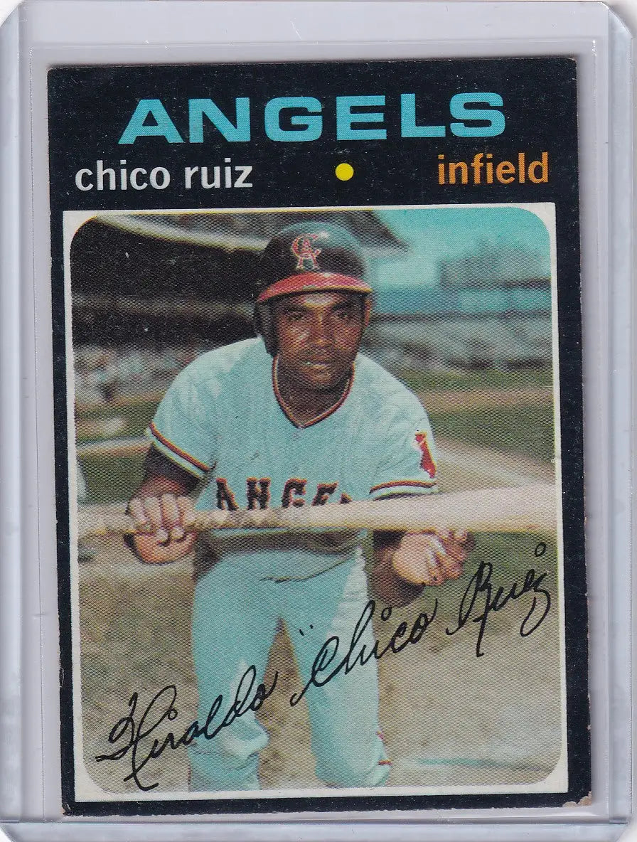 1971 Topps Baseball #686 Chico Ruiz - California Angels SP