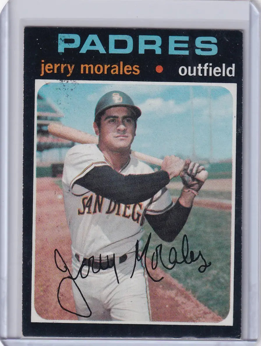 1971 Topps Baseball #696 Jerry Morales - San Diego Padres