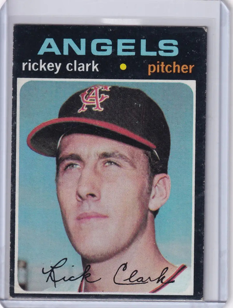 1971 Topps Baseball #697 Rickey Clark - California Angels SP