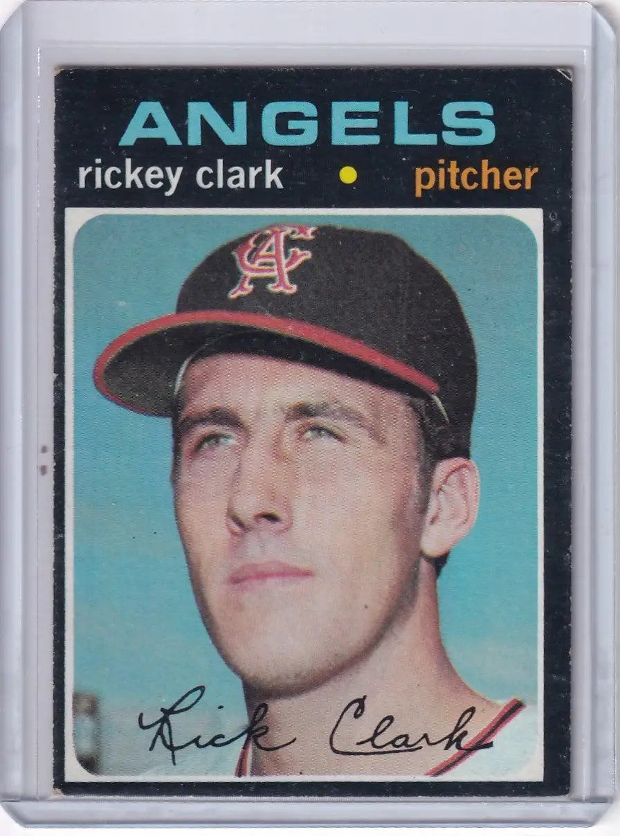 1971 Topps Baseball #697 Rickey Clark - California Angels SP