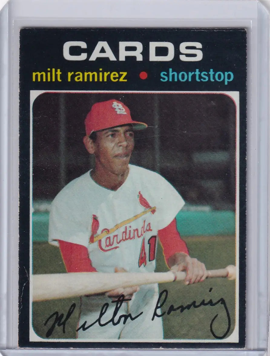 1971 Topps Baseball #702 Milt Ramirez - St. Louis Cardinals RC