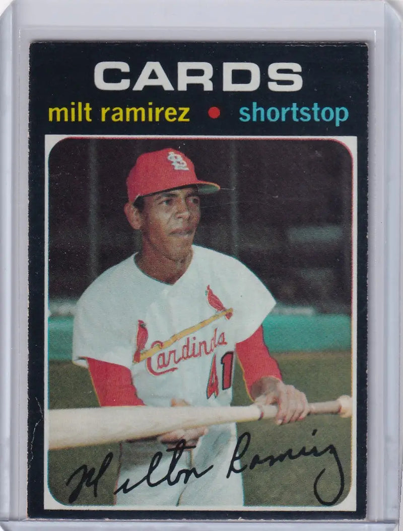 1971 Topps Baseball #702 Milt Ramirez - St. Louis Cardinals RC