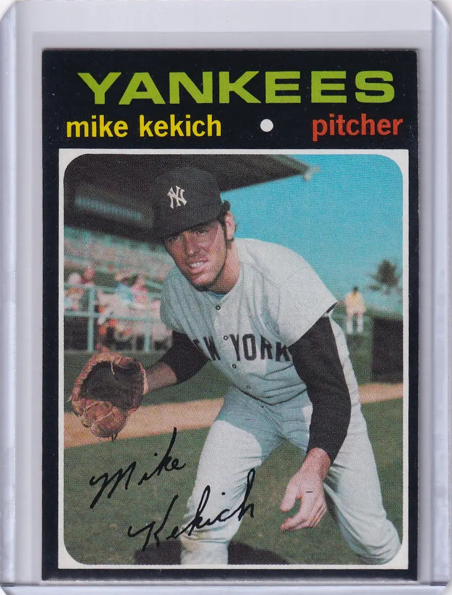 1971 Topps Baseball #703 Mike Kekich - New York Yankees