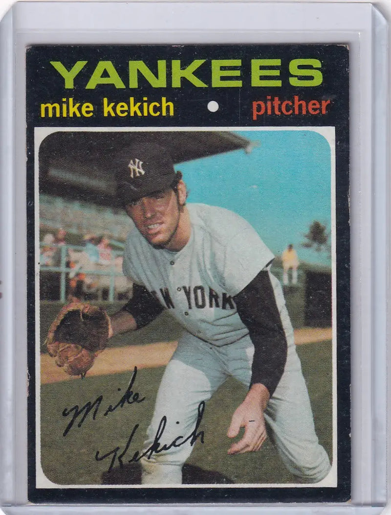 1971 Topps Baseball #703 Mike Kekich - New York Yankees