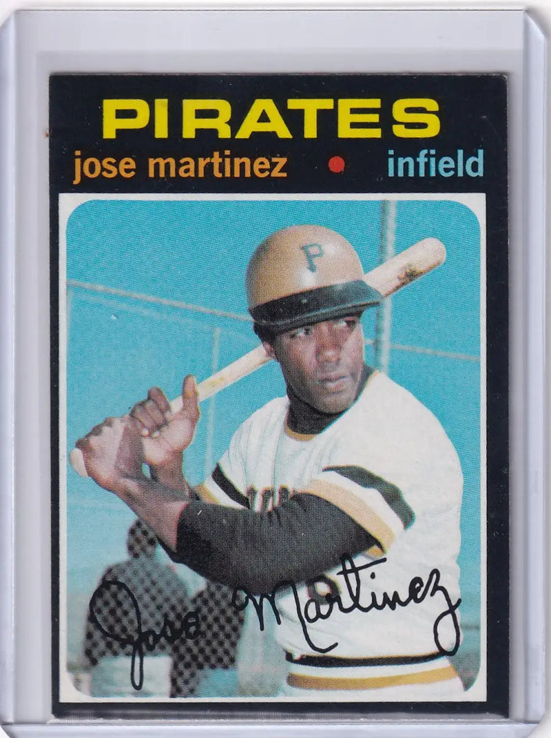 1971 Topps Baseball #712 Jose Martinez - Pittsburgh Pirates