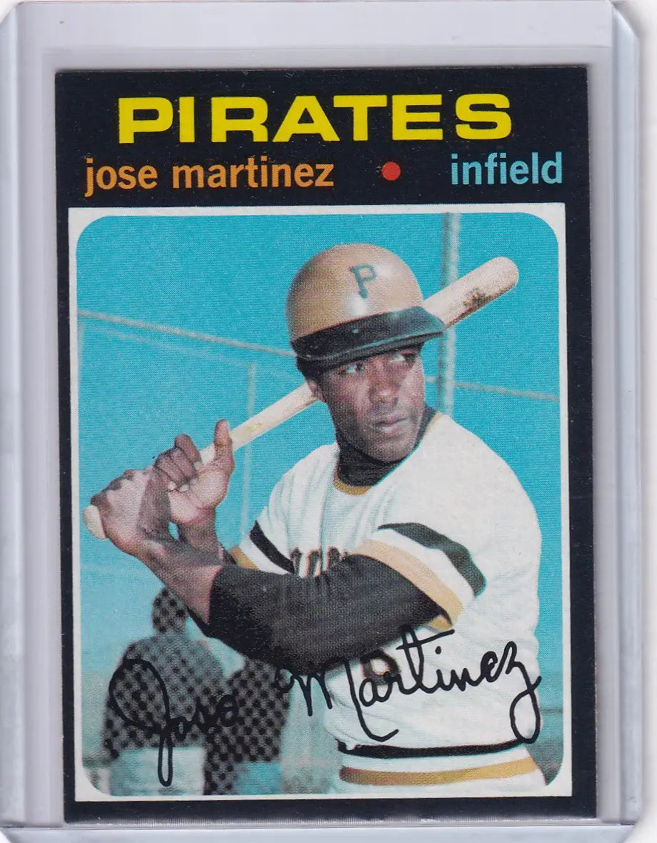 1971 Topps Baseball #712 Jose Martinez - Pittsburgh Pirates