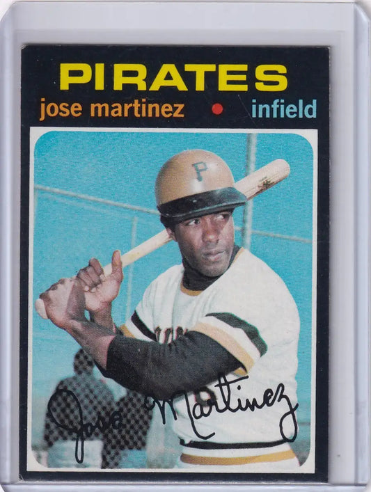 1971 Topps Baseball #712 Jose Martinez - Pittsburgh Pirates - Baseball Card Single