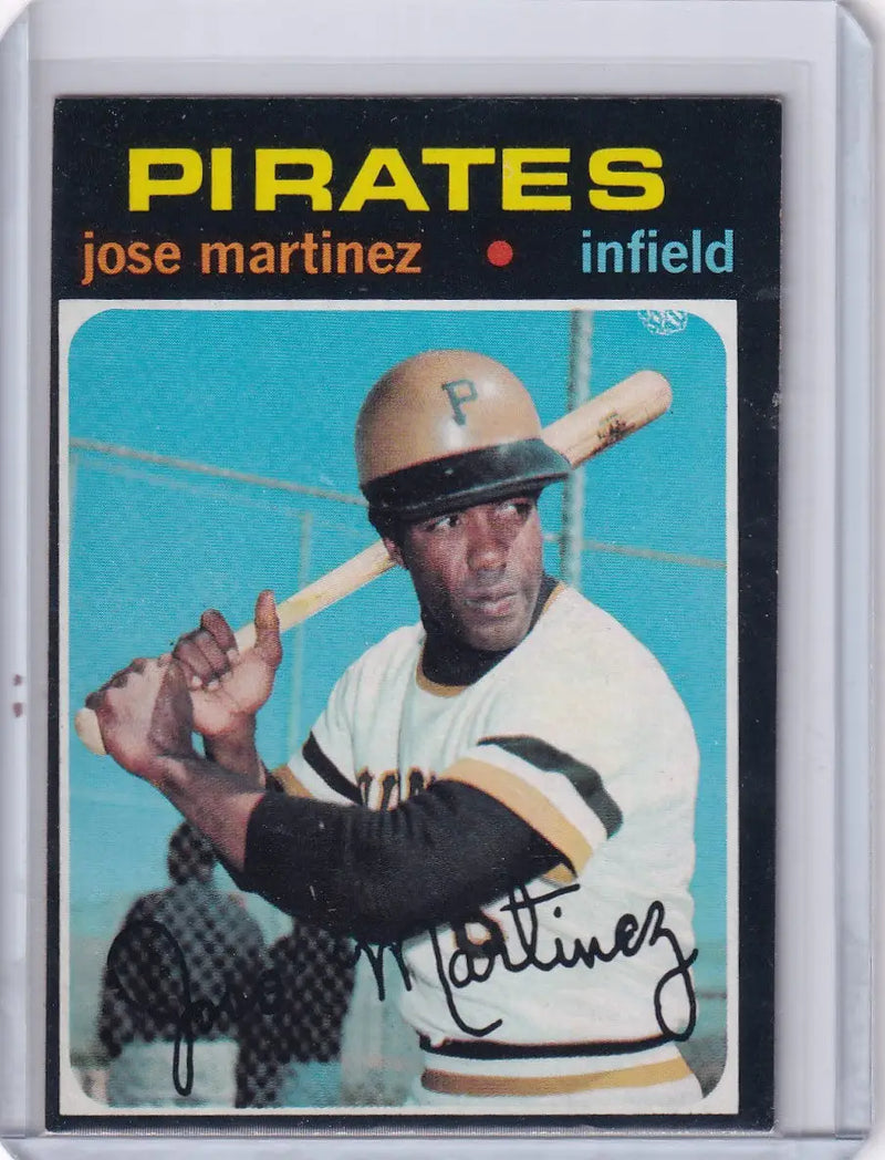 1971 Topps Baseball #712 Jose Martinez - Pittsburgh Pirates