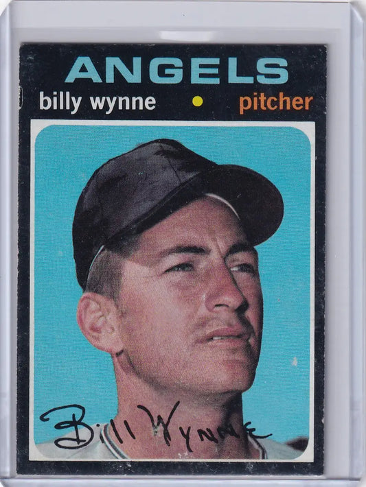 1971 Topps Baseball #718 Billy Wynne - California Angels - Baseball Card Single