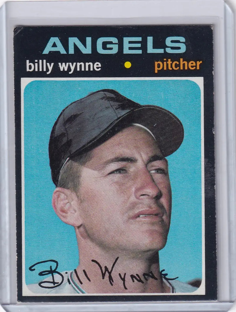 1971 Topps Baseball #718 Billy Wynne - California Angels