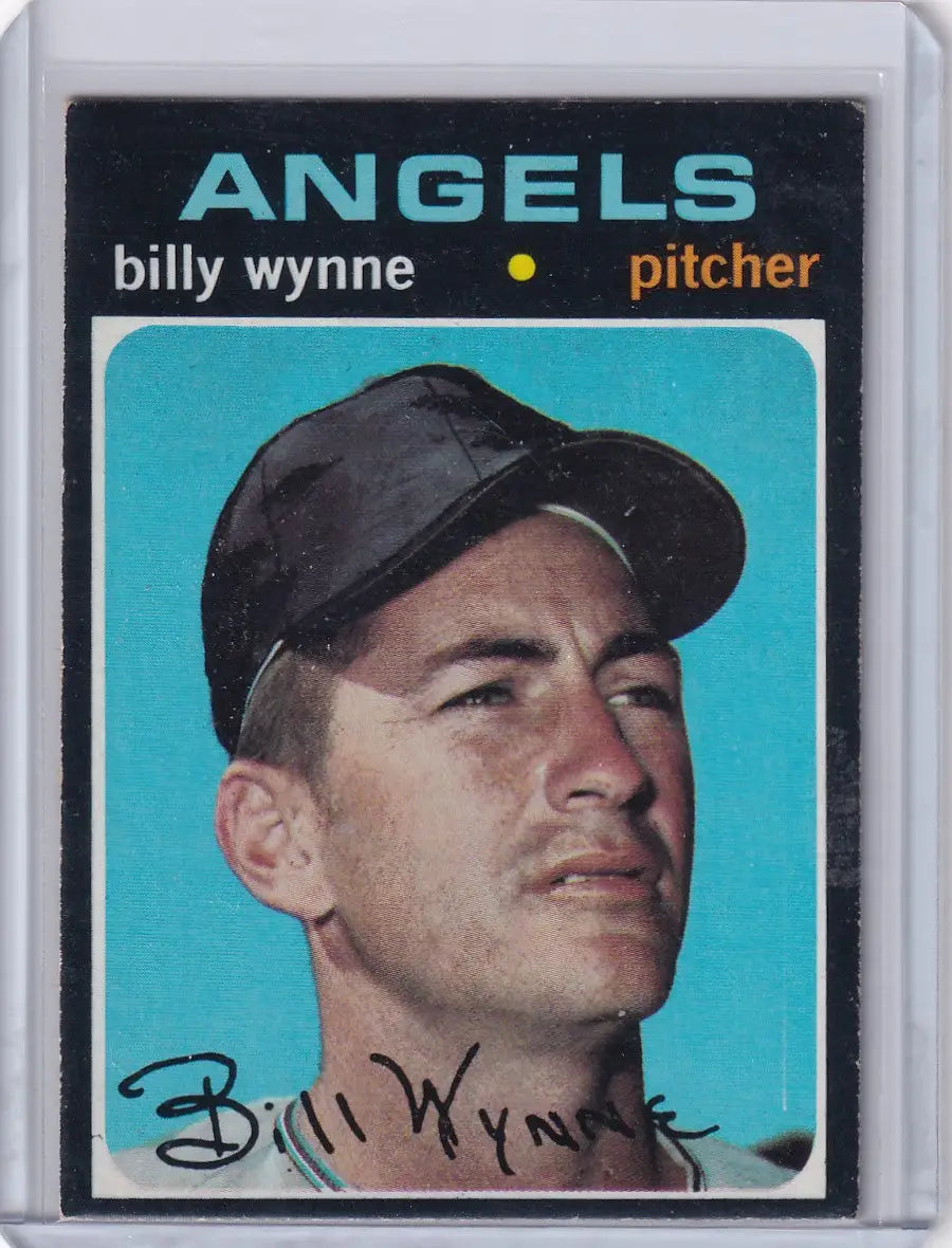 1971 Topps Baseball #718 Billy Wynne - California Angels