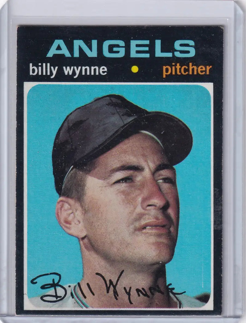 1971 Topps Baseball #718 Billy Wynne - California Angels