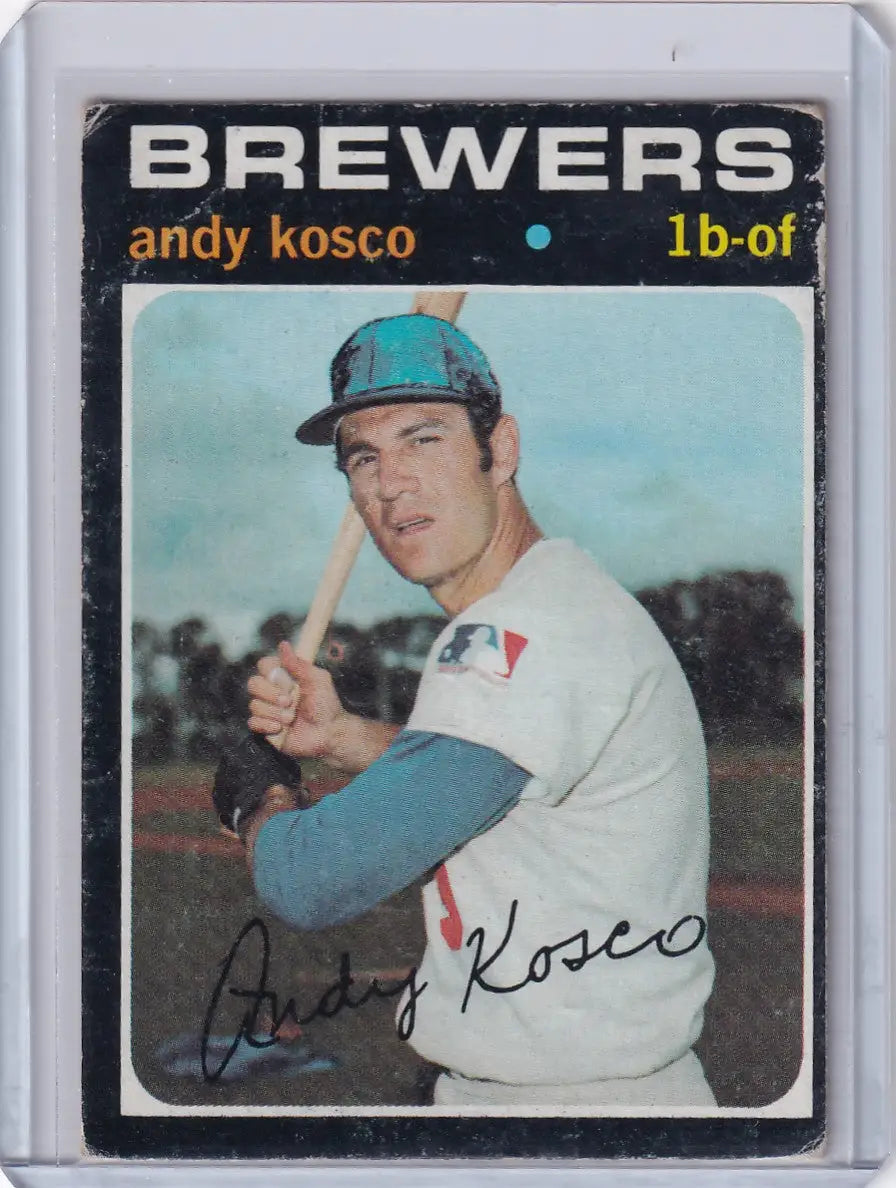 1971 Topps Baseball #746 Andy Kosco - Milwaukee Brewers