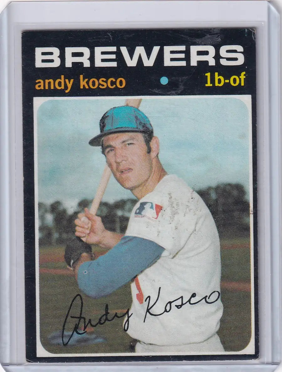 1971 Topps Baseball #746 Andy Kosco - Milwaukee Brewers