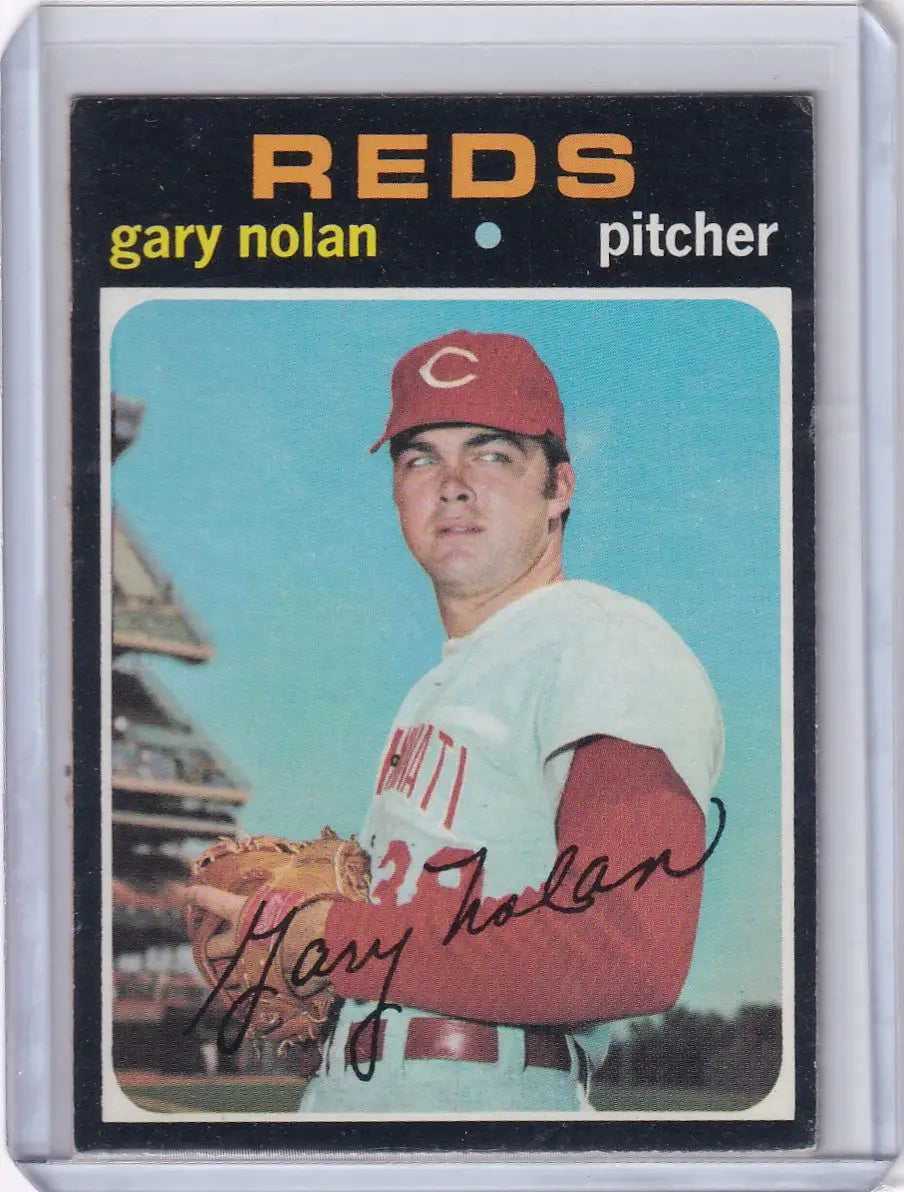 1971 Topps Baseball #75 Gary Nolan - Cincinnati Reds