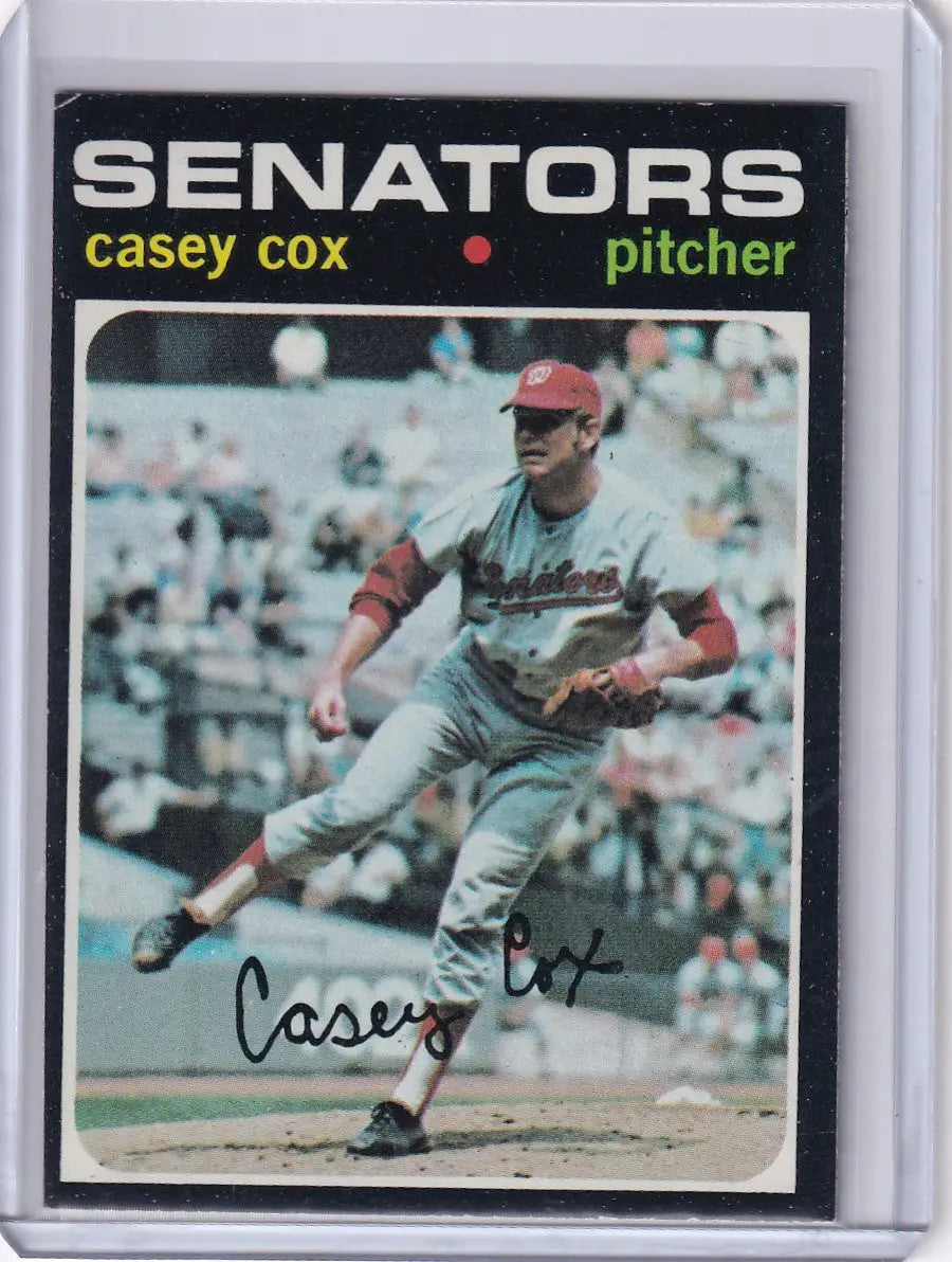 1971 Topps Baseball #82 Casey Cox - Washington Senators