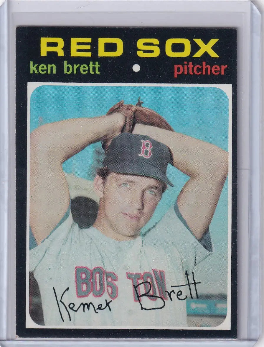 1971 Topps Baseball #89 Ken Brett - Boston Red Sox