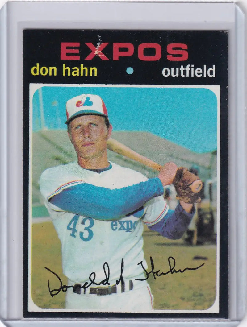 1971 Topps Baseball #94 Don Hahn - Montreal Expos RC