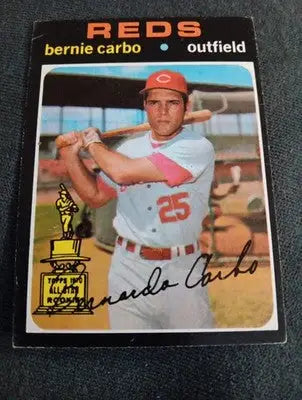 1971 Topps - Bernie Carbo #478. Reds. EX - Baseball Card Single