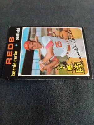 1971 Topps - Bernie Carbo #478. Reds. EX - Baseball Card Single